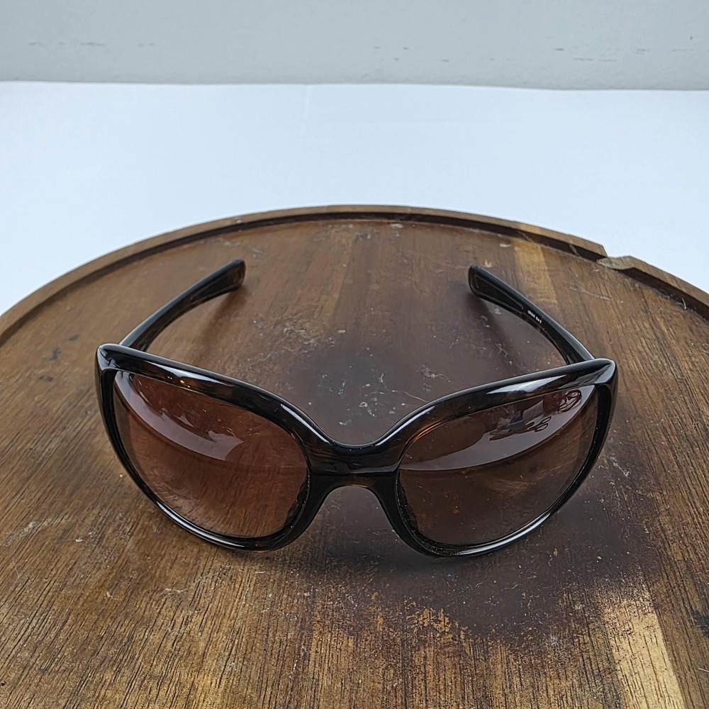 Oakley Necessity Sunglasses Womens 60-18 Brown Tortoise Oversized Wrap Tinted - Picture 2 of 16